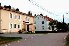 Foto på hyreshuset i Hjulsjö